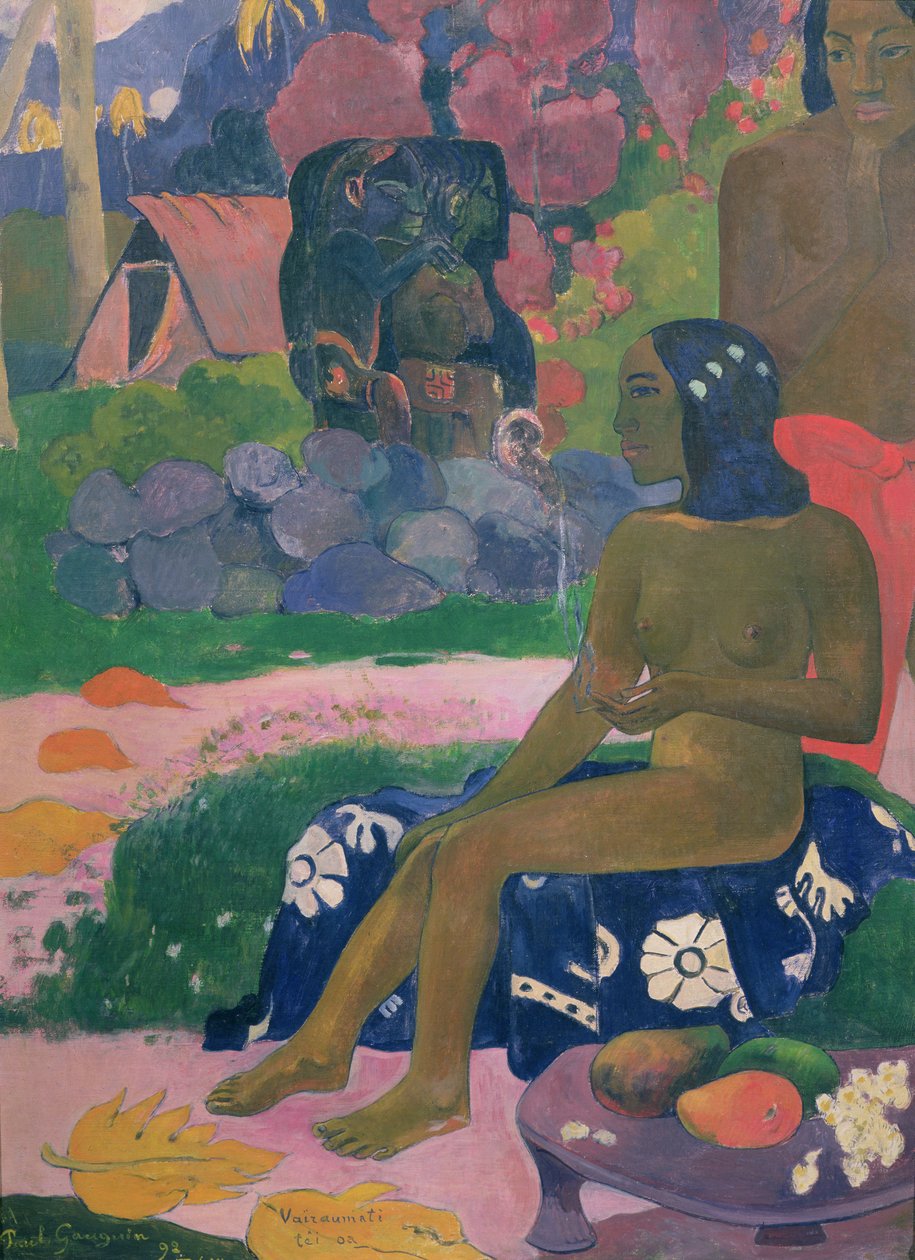 Vairaumati Tei Oa (nazywa się Vairaumati), 1892 autorstwa Paul Gauguin