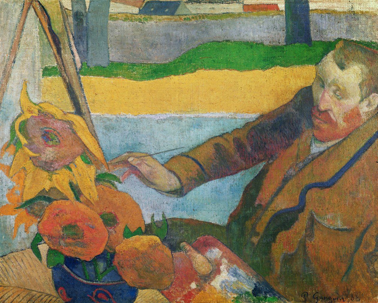 Obraz Van Gogha Słoneczniki, 1888 autorstwa Paul Gauguin