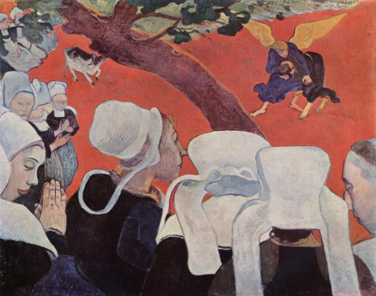 Wizja po kazaniu autorstwa Paul Gauguin