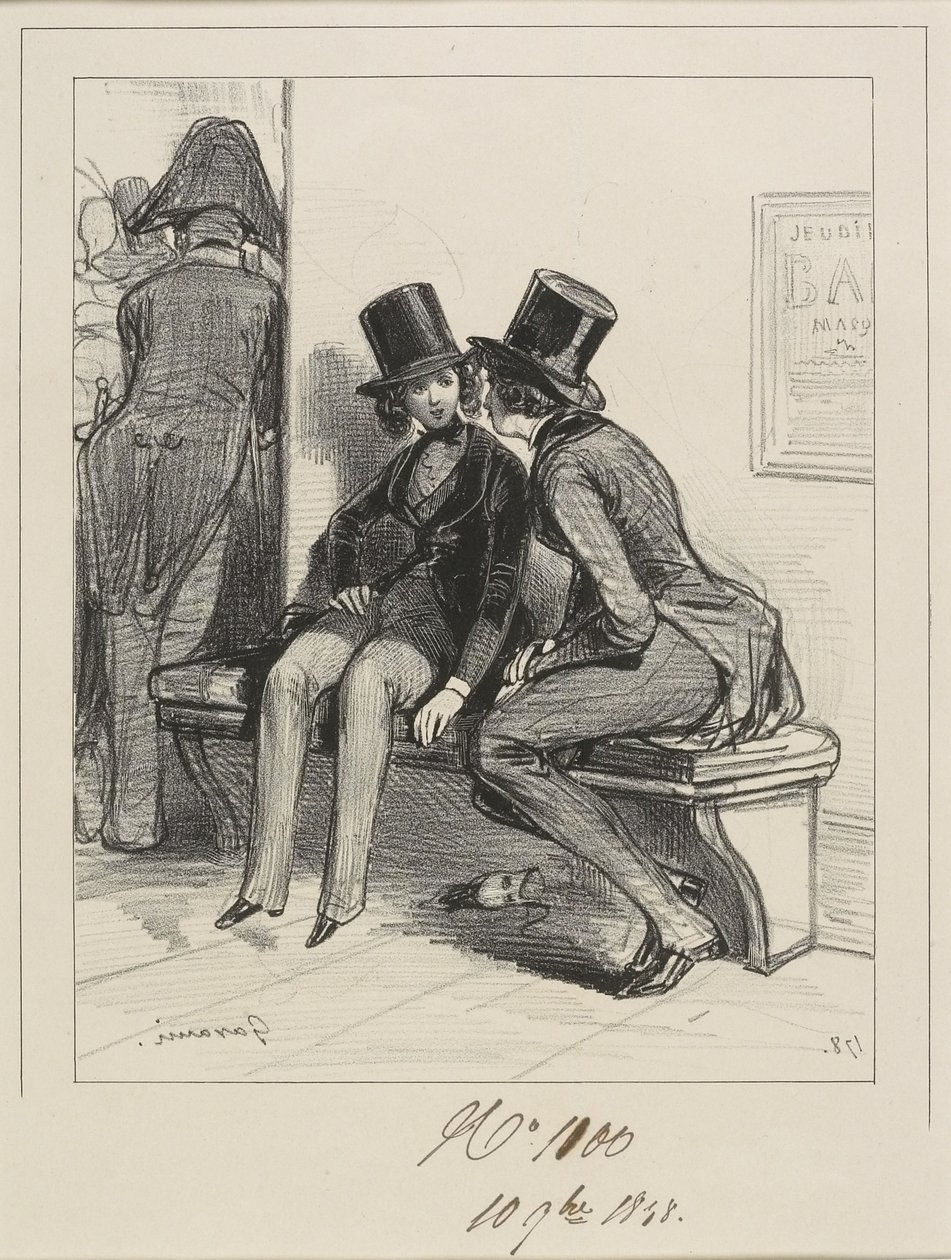 Ale odkąd ci mówię, że mam męża. . ., 1838 autorstwa Paul Gavarni