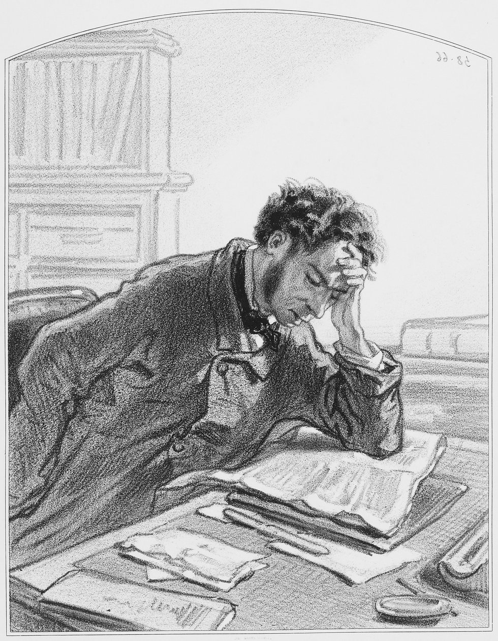 Mój dziennik, Tablica 2 z Les Toquades, 1858 autorstwa Paul Gavarni