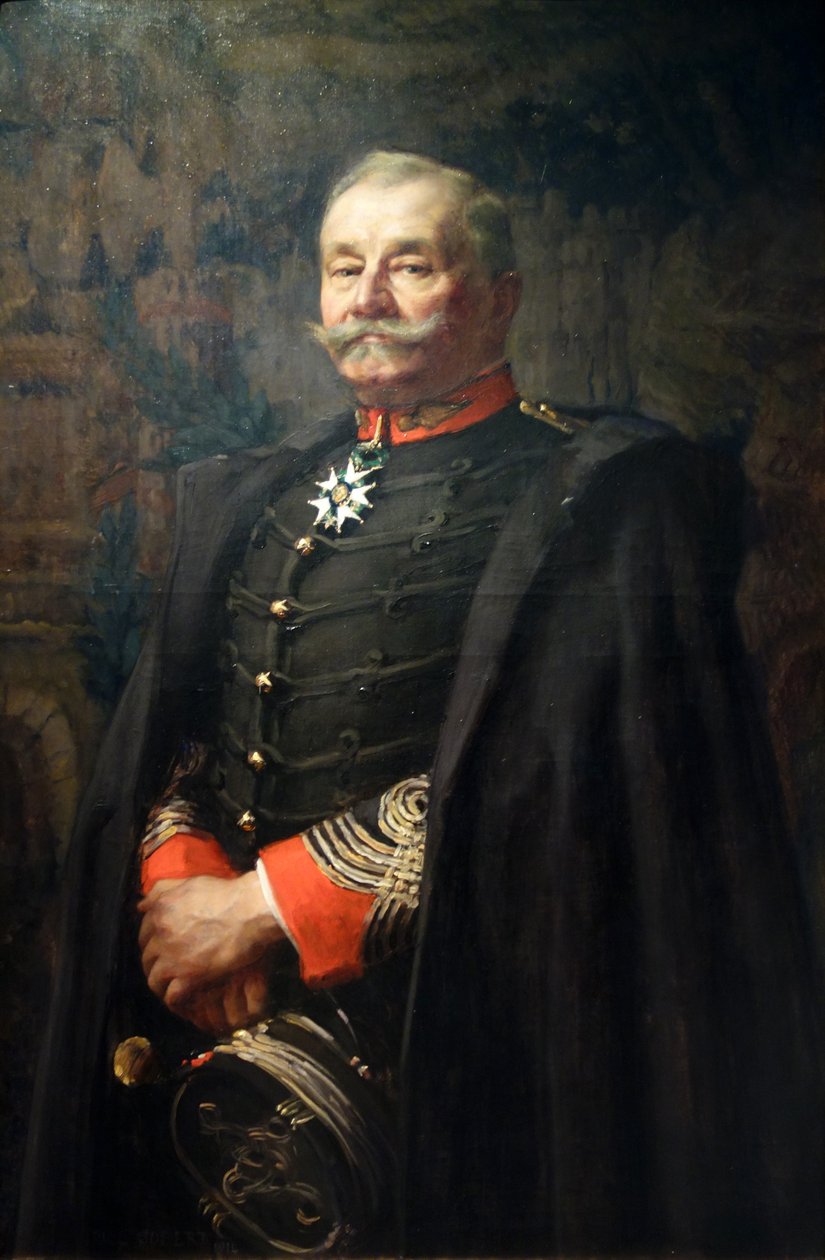 Podpułkownik Joseph Albert Deport 1846-1926, ojciec armaty 75 autorstwa Paul Jobert