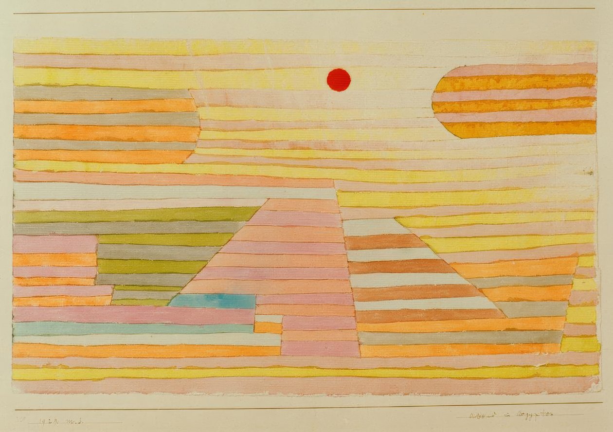 Wieczór w Egipcie autorstwa Paul Klee