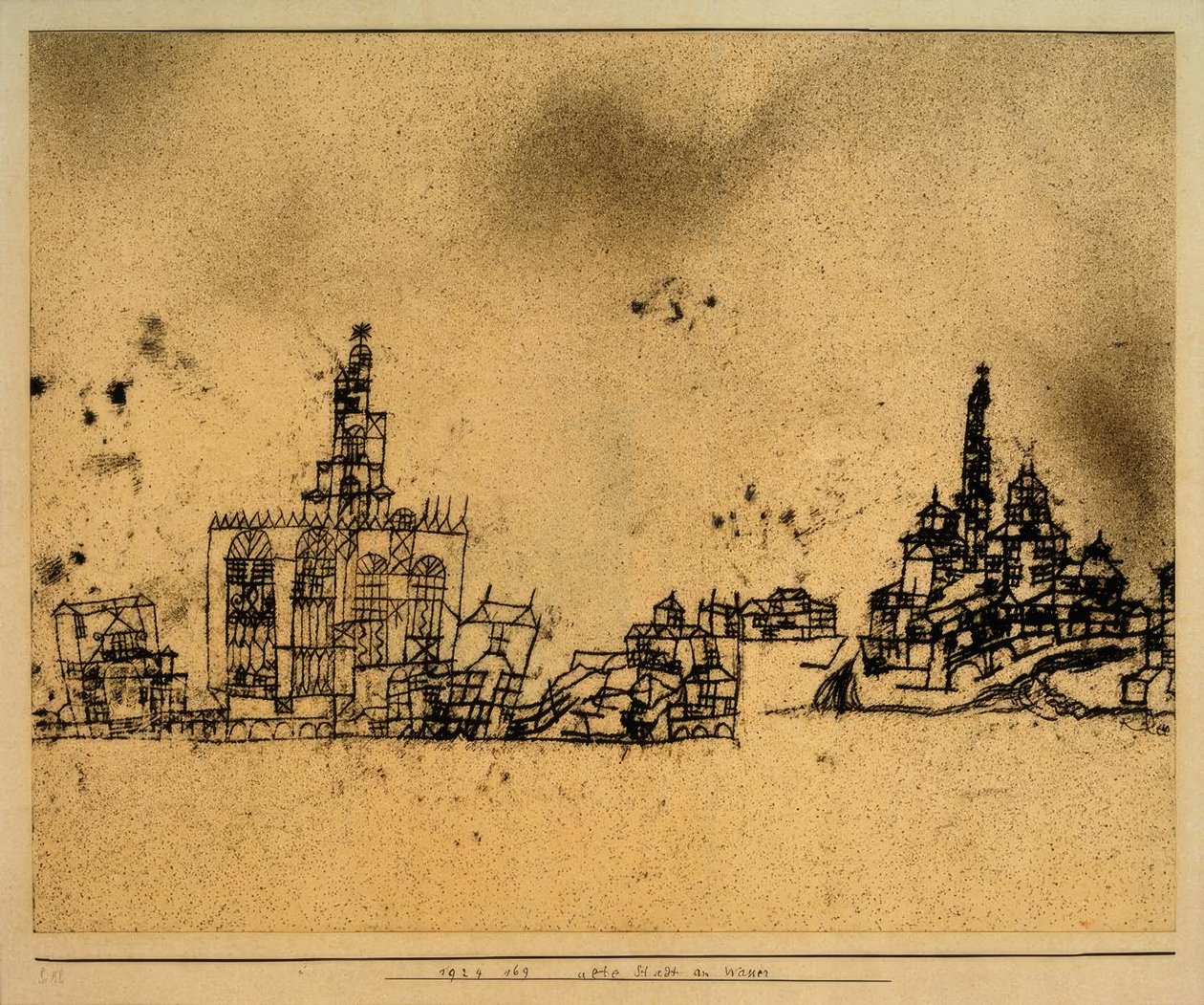 Stare miasto na wodzie autorstwa Paul Klee