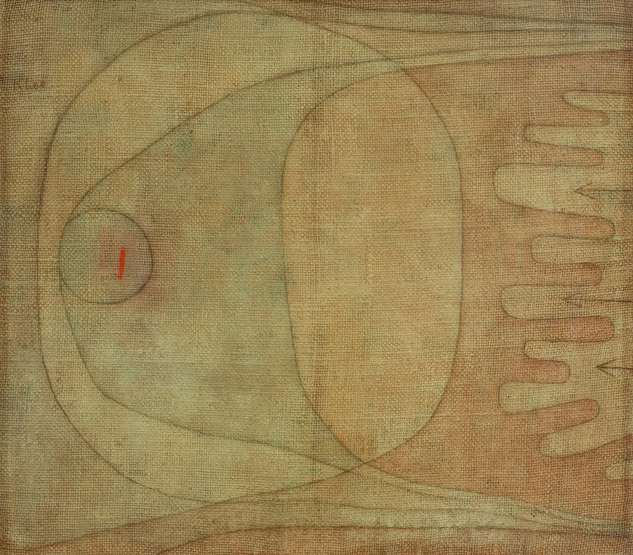 Niepokój autorstwa Paul Klee
