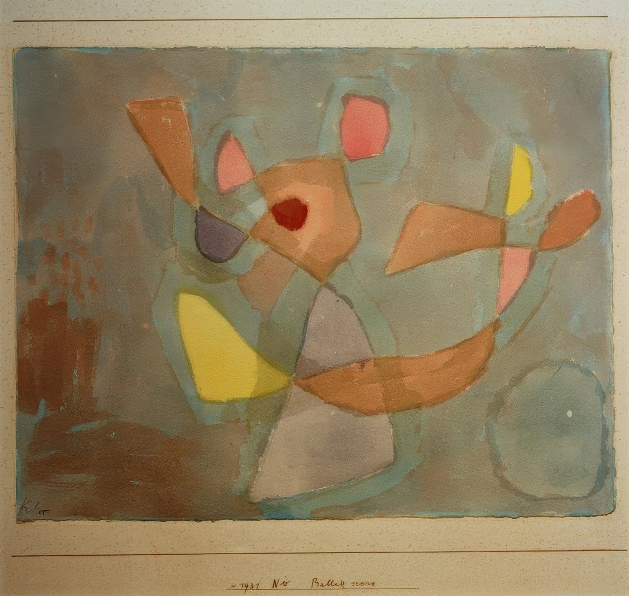 Muzyka baletowa autorstwa Paul Klee