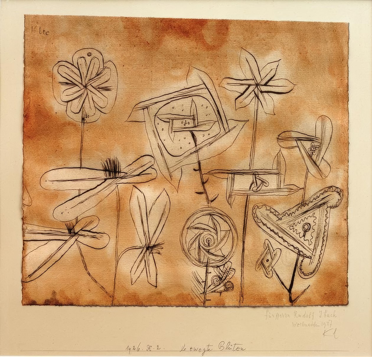 Ruchome kwiaty autorstwa Paul Klee