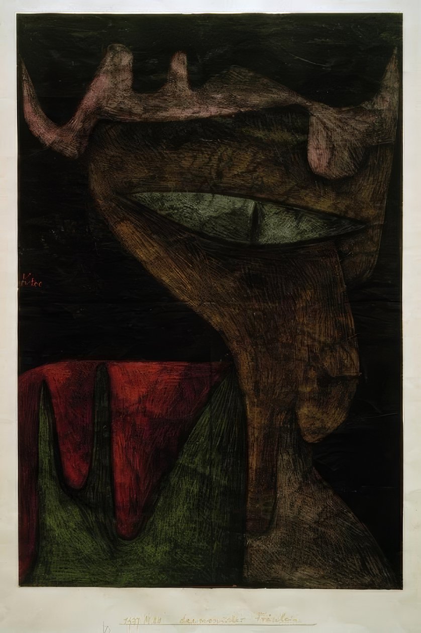 Demoniczna panna autorstwa Paul Klee