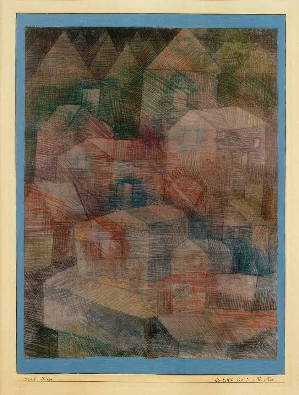 Ostatnia wieś w Dolinie Ph autorstwa Paul Klee