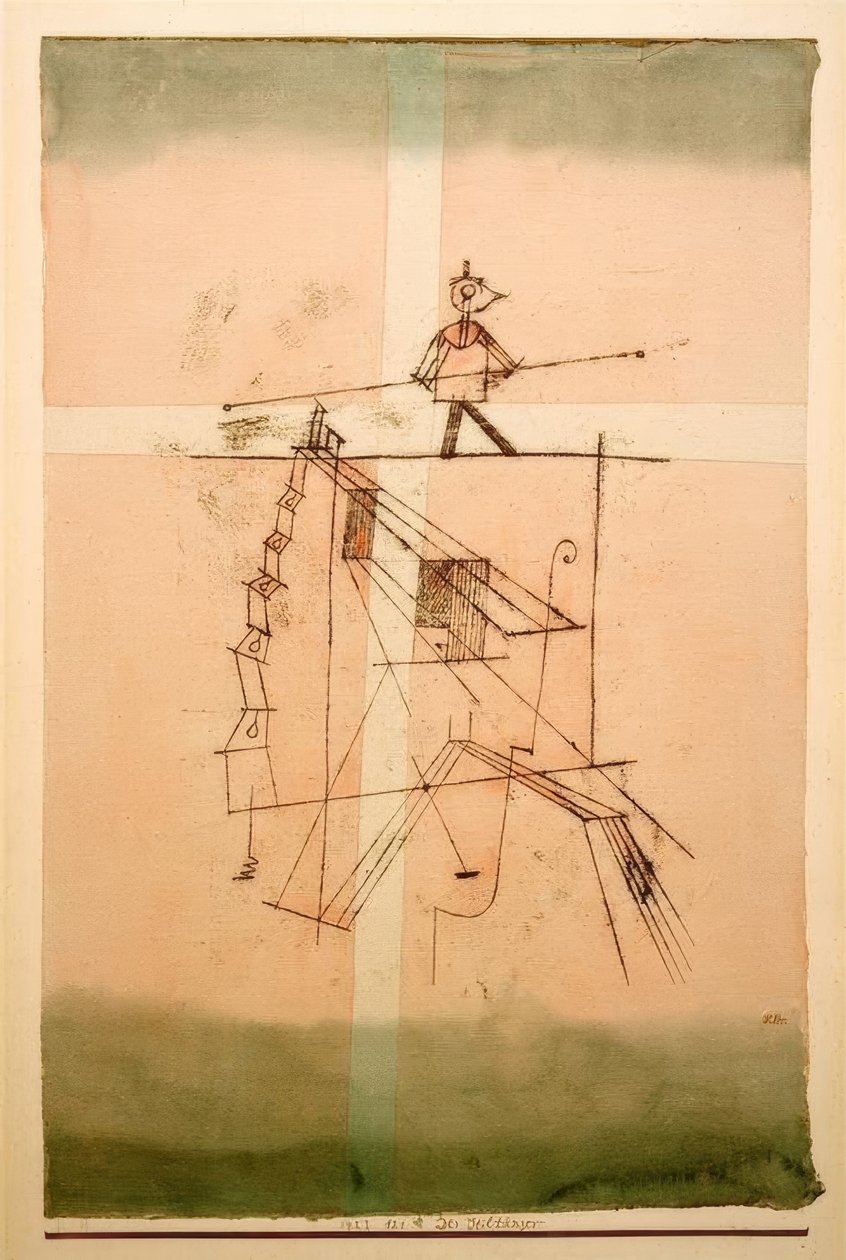 Linoskoczek autorstwa Paul Klee