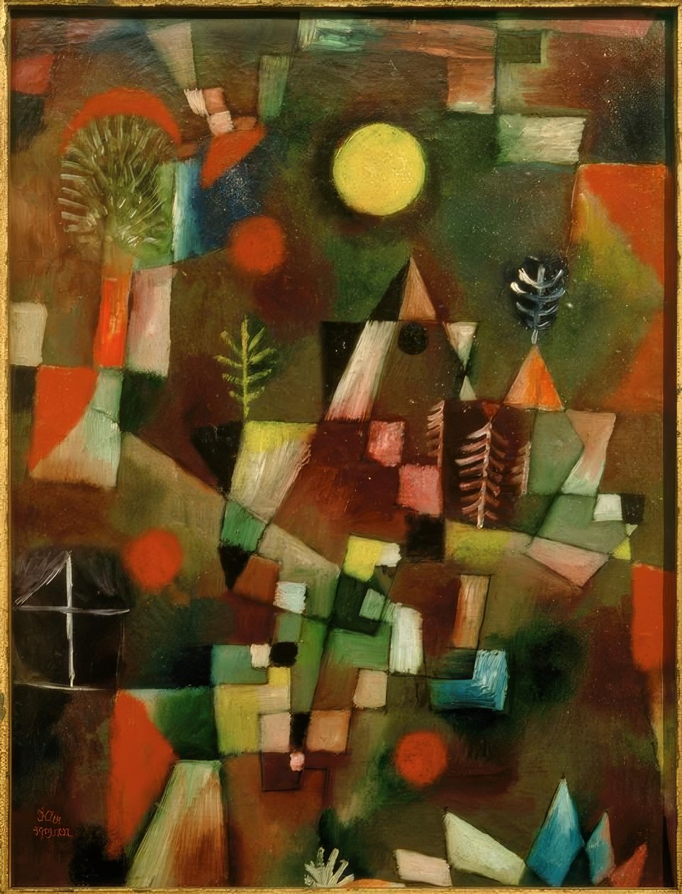 Pełnia księżyca autorstwa Paul Klee