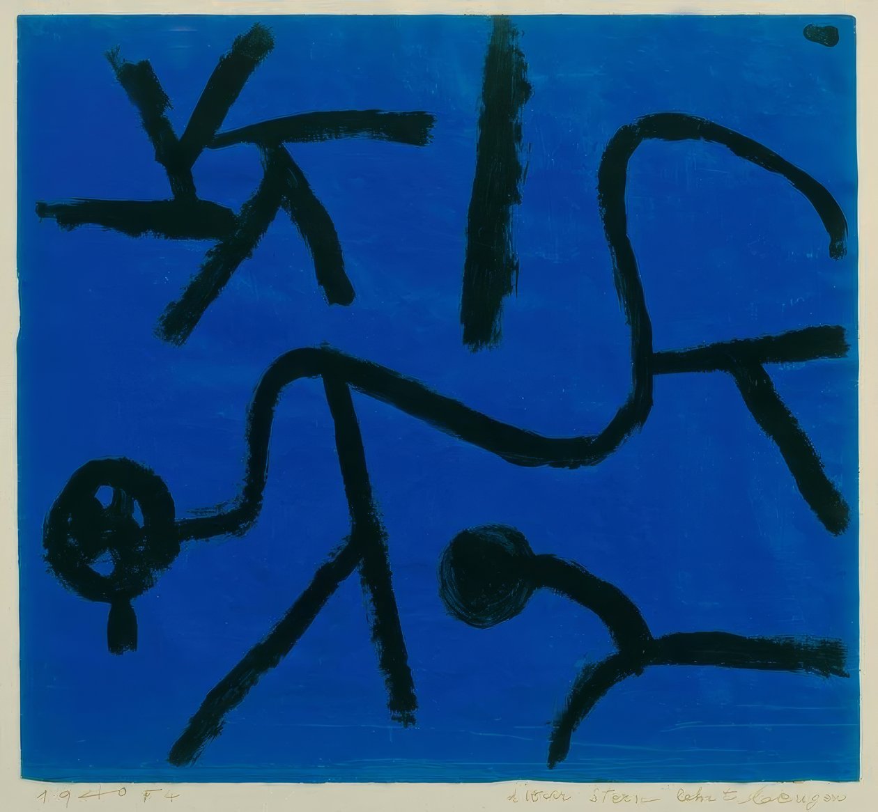 Ta gwiazda uczy, jak się zginać autorstwa Paul Klee