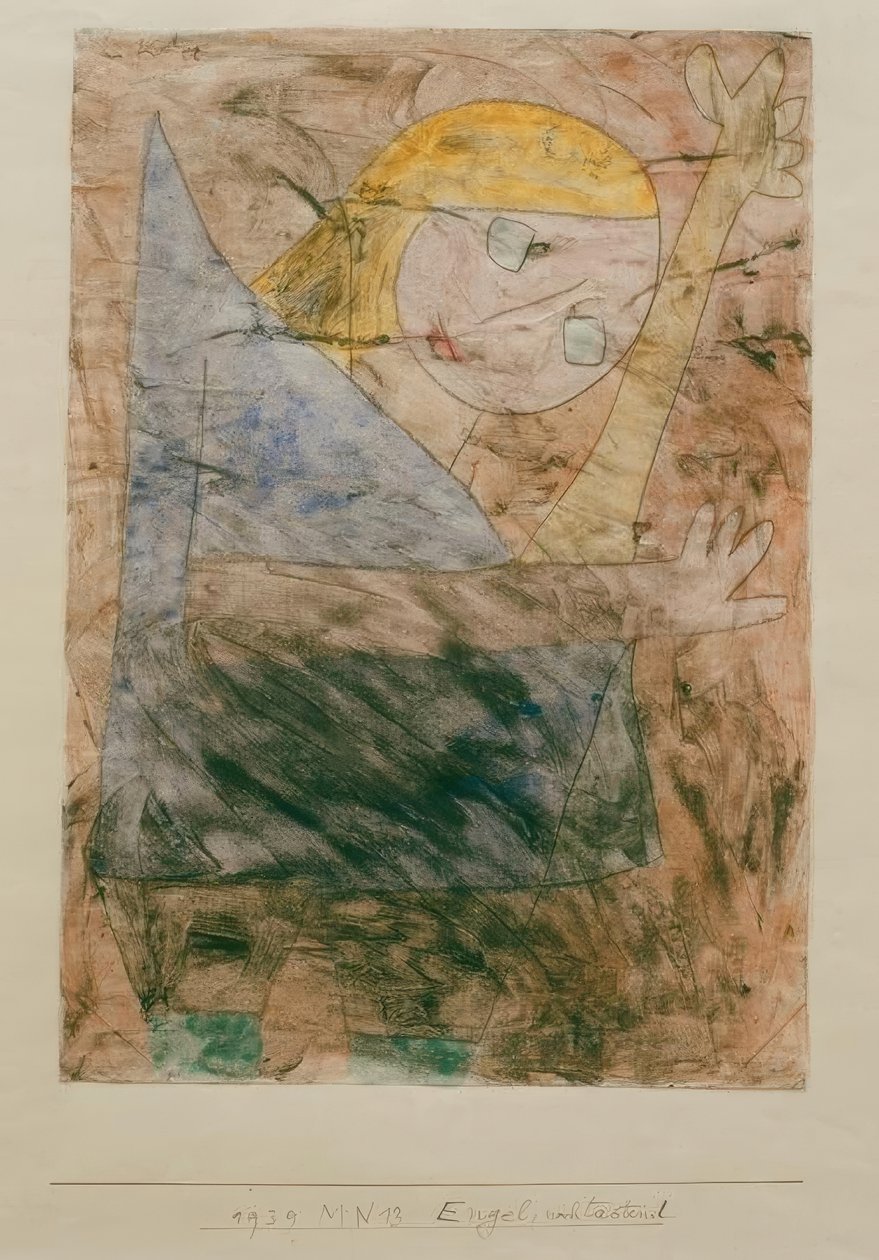 Anioł, wciąż się dotyka autorstwa Paul Klee