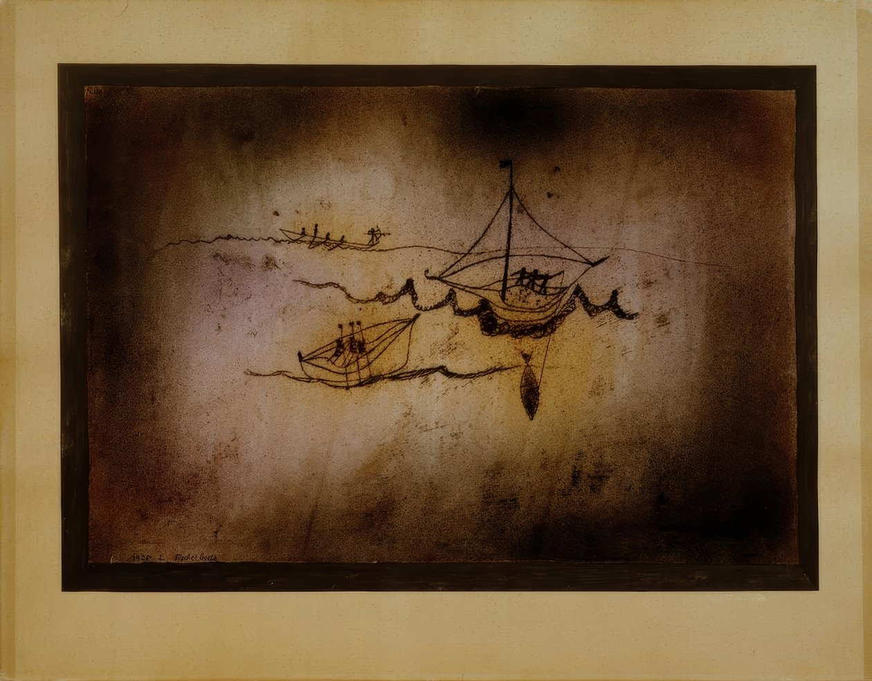 Łodzie rybackie autorstwa Paul Klee