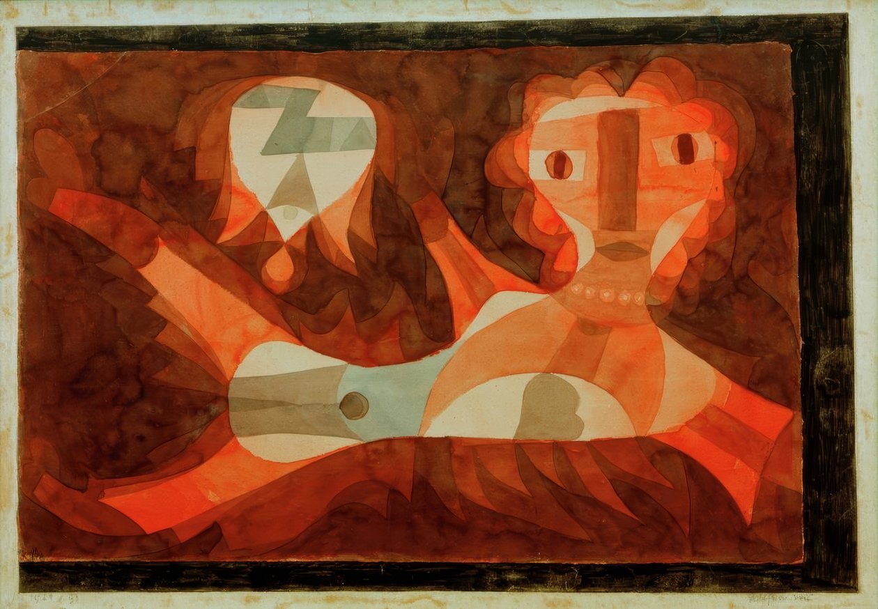 Złota rybka kobieta autorstwa Paul Klee