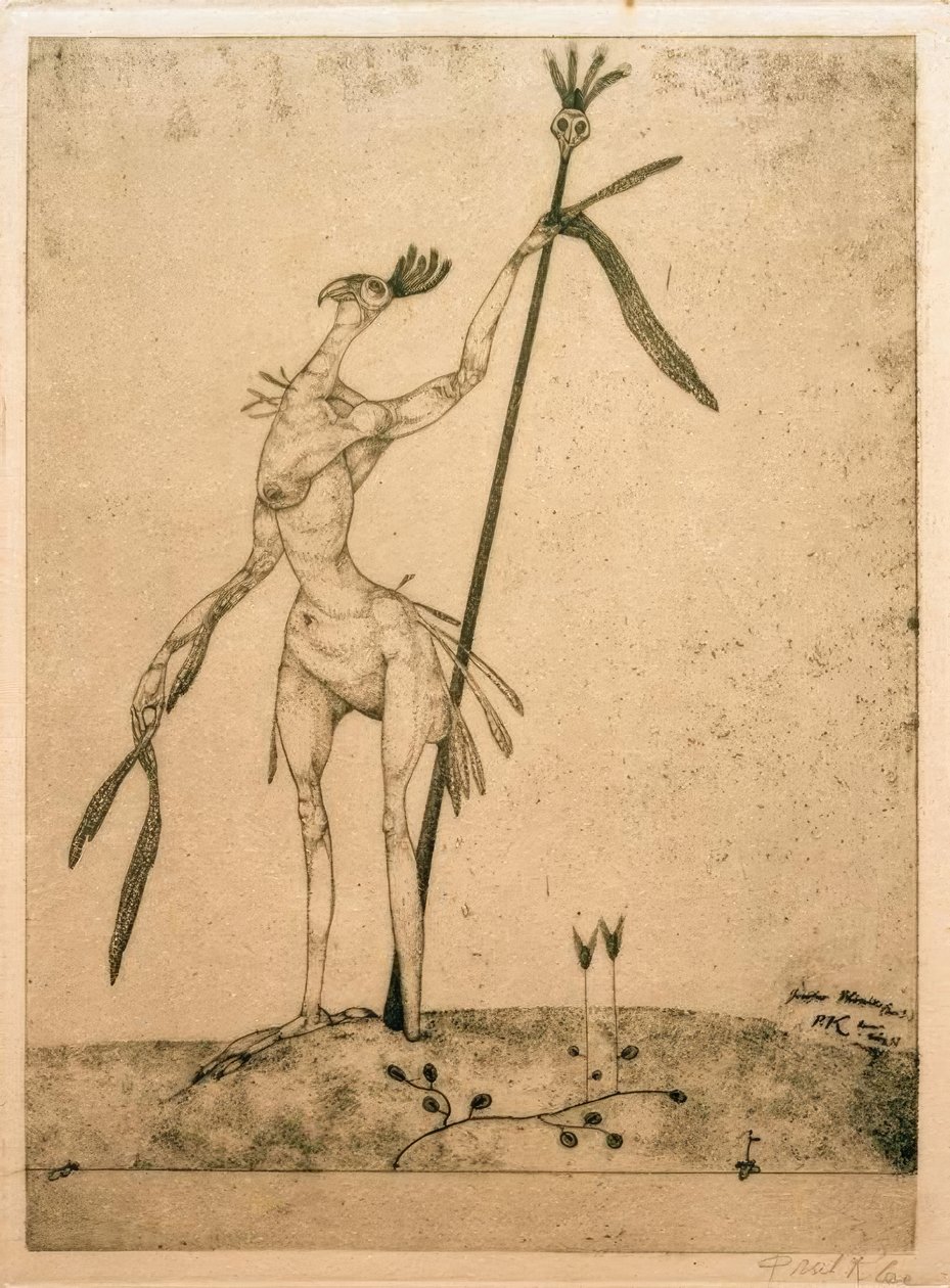 Stary Feniks autorstwa Paul Klee