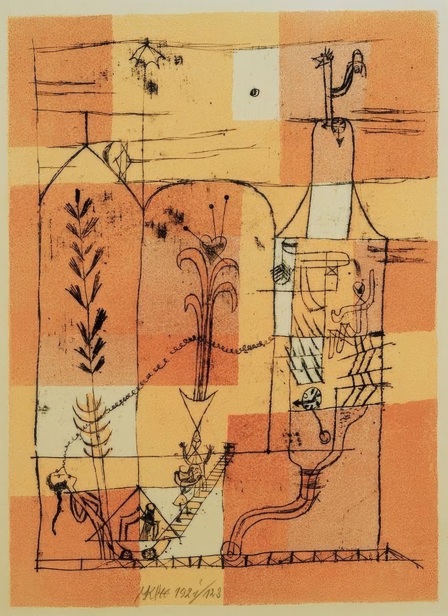 Scena Hoffmanneske autorstwa Paul Klee