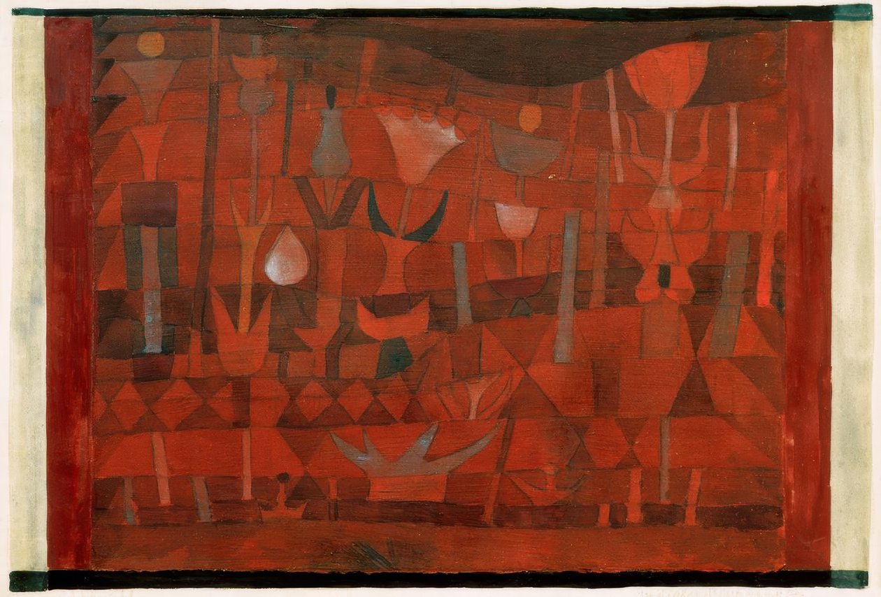Indyjski ogród kwiatowy autorstwa Paul Klee