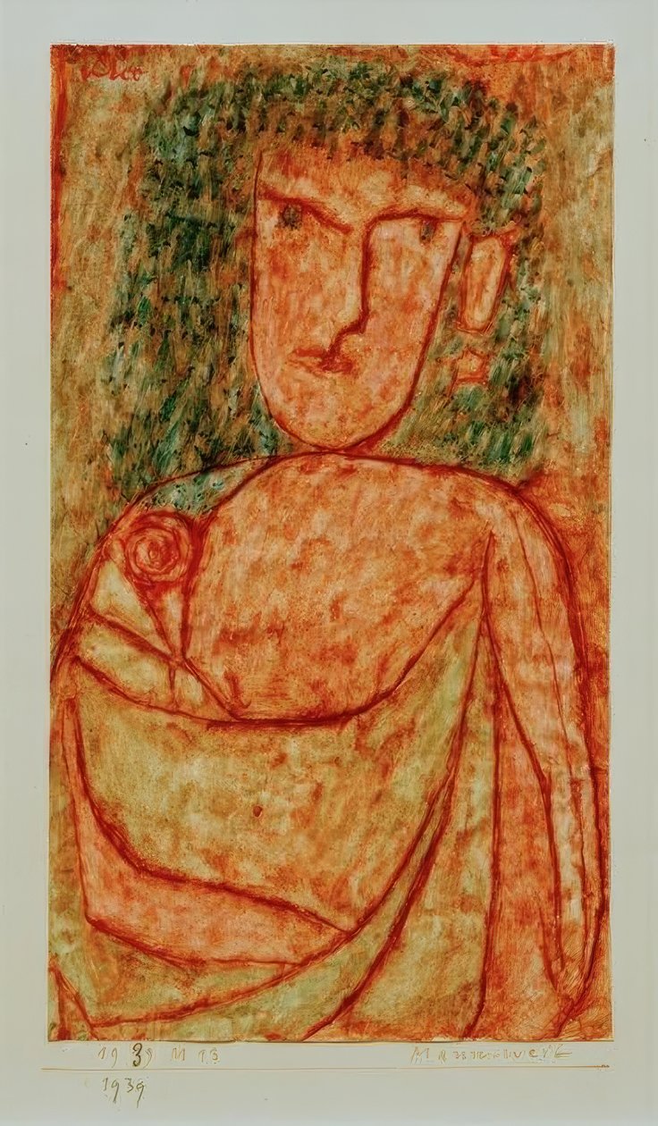 Mannweib (z zaginionej starożytnej powieści) autorstwa Paul Klee