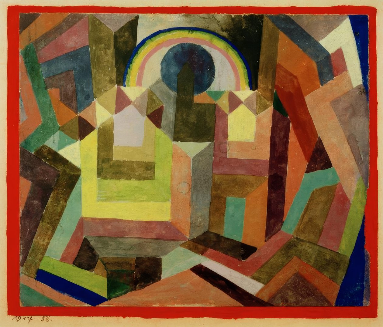 Z tęczą autorstwa Paul Klee