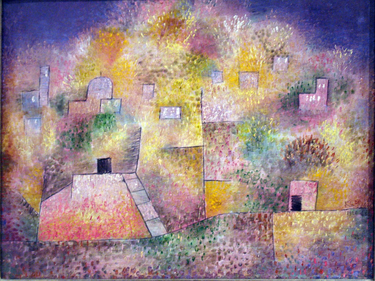 Orientalny ogród przyjemności autorstwa Paul Klee