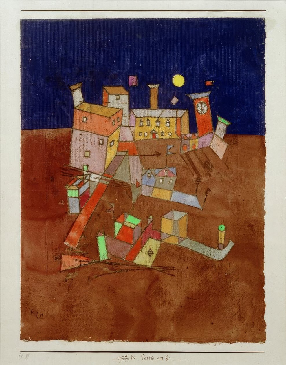 Część G. autorstwa Paul Klee