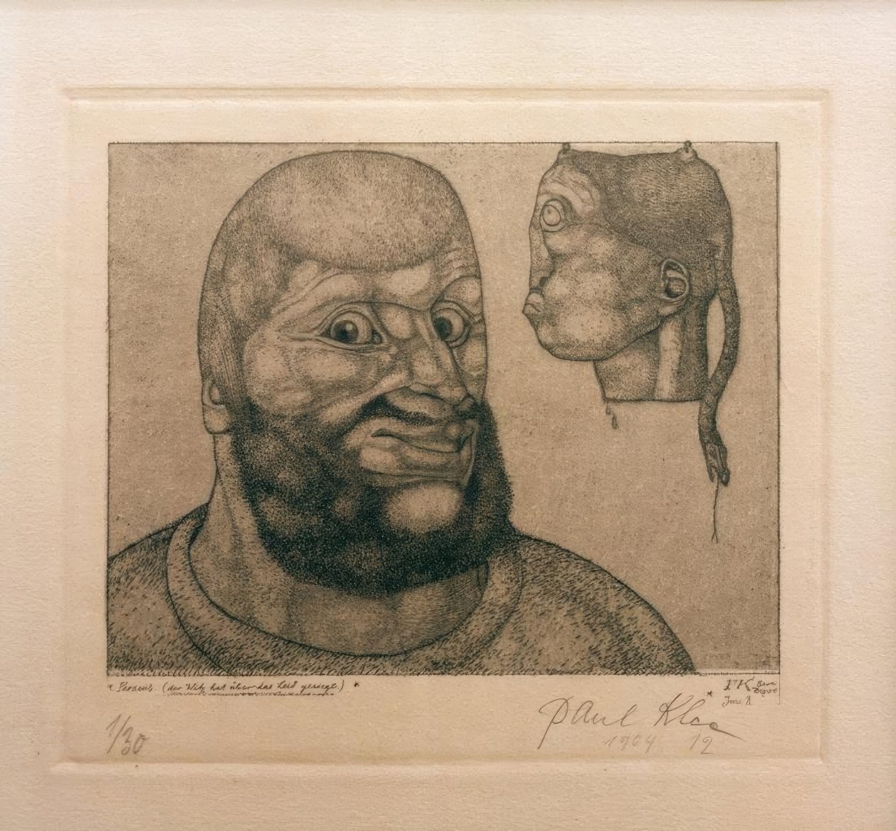 Perseusz. (Żart zwyciężył nad cierpieniem) autorstwa Paul Klee