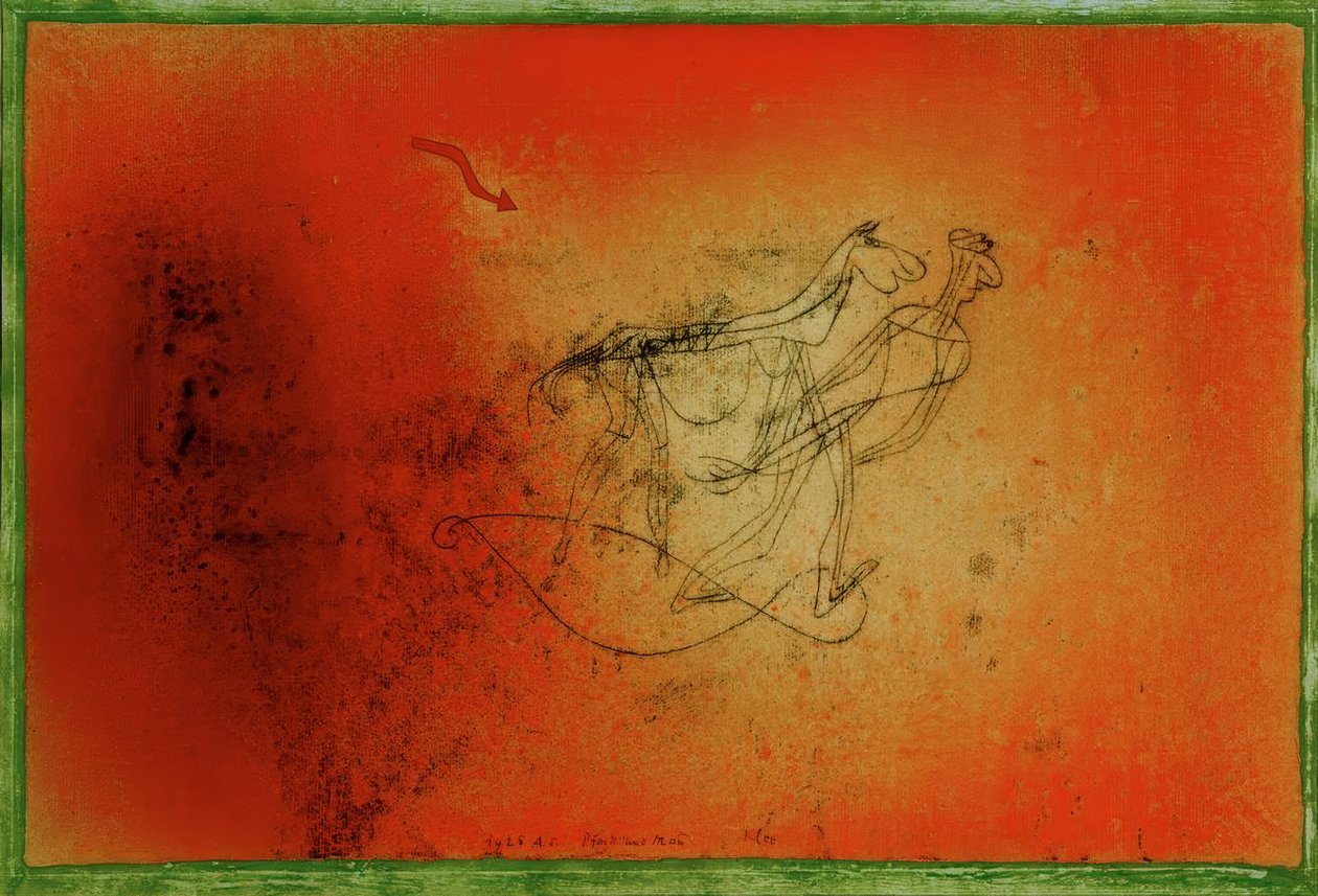 Koń i człowiek autorstwa Paul Klee