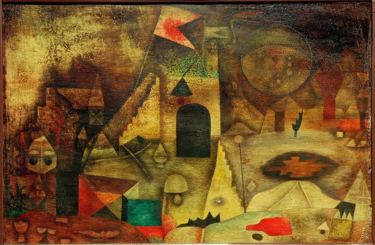 Romantyczny park autorstwa Paul Klee