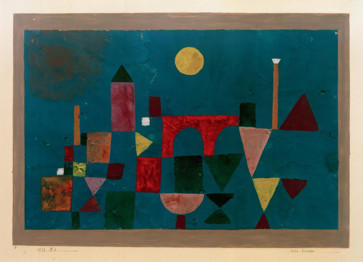 Czerwony most autorstwa Paul Klee