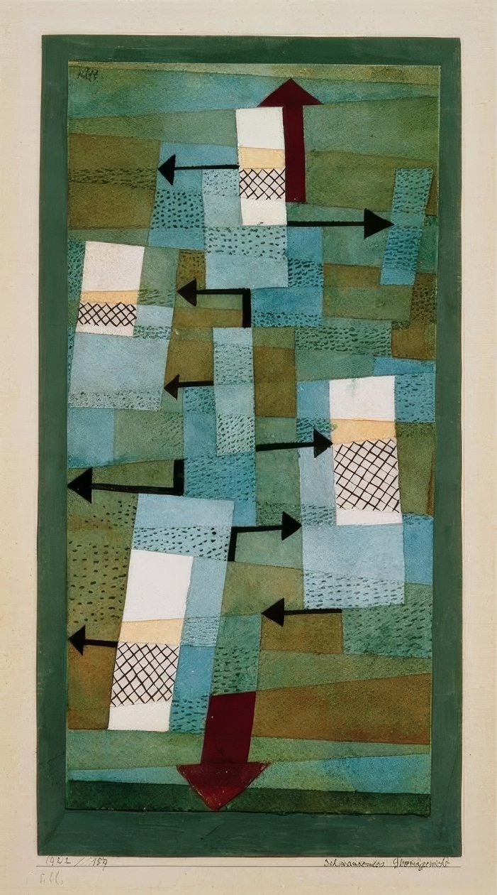 Niestabilna równowaga autorstwa Paul Klee