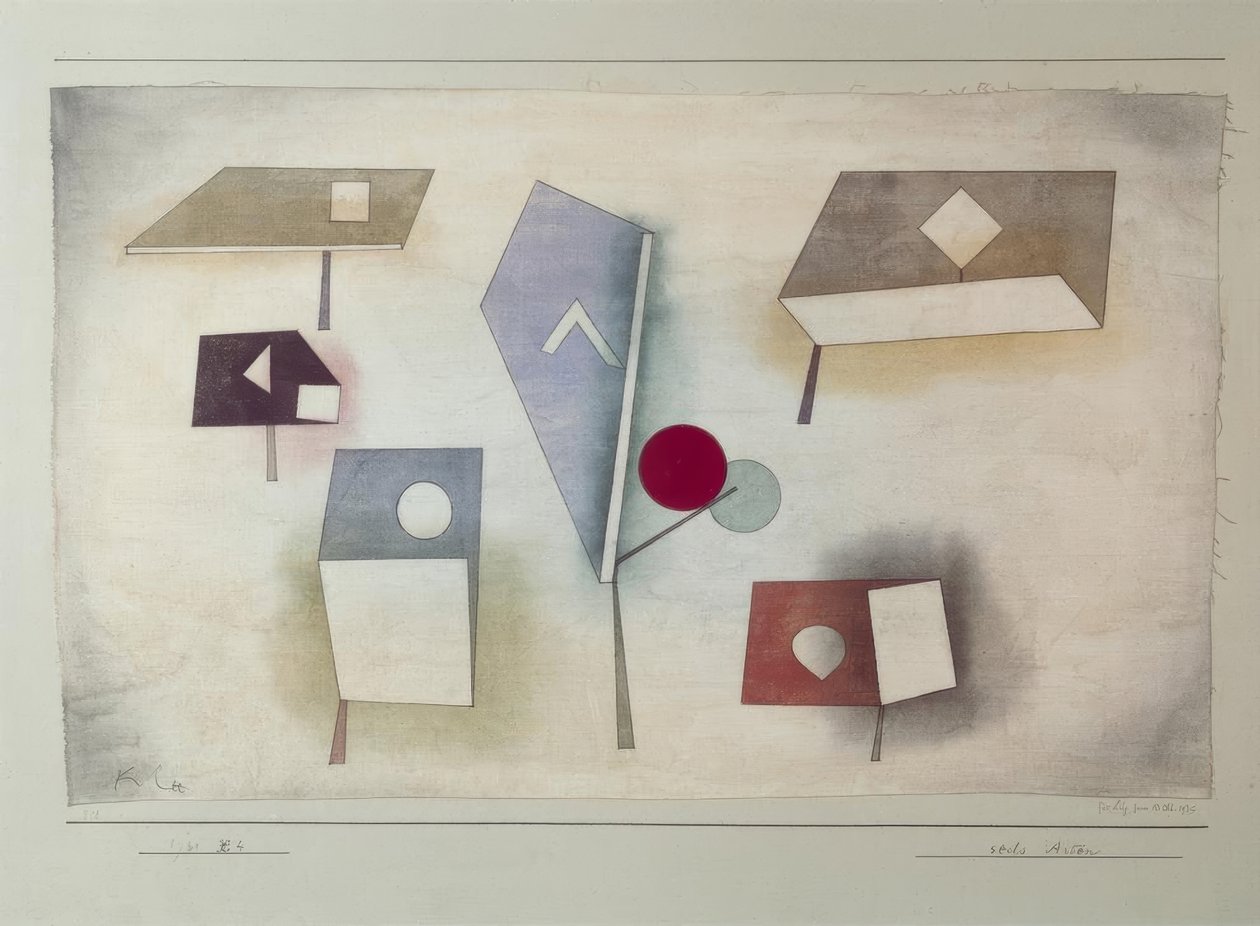 Sześć typów autorstwa Paul Klee