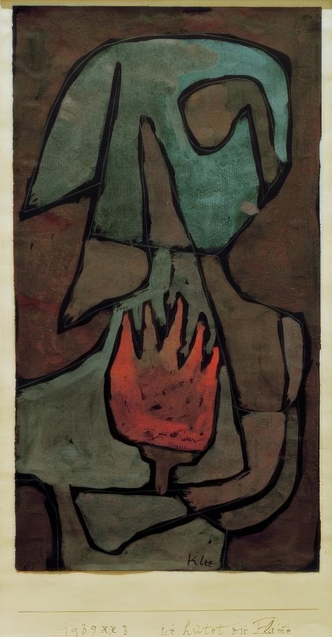 She tends the flame autorstwa Paul Klee