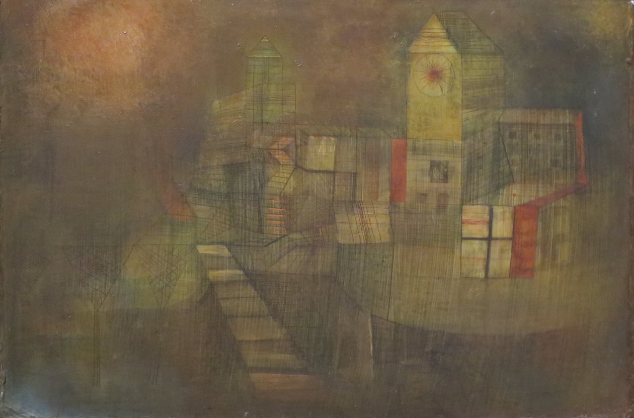 Mała wioska w jesiennym słońcu autorstwa Paul Klee