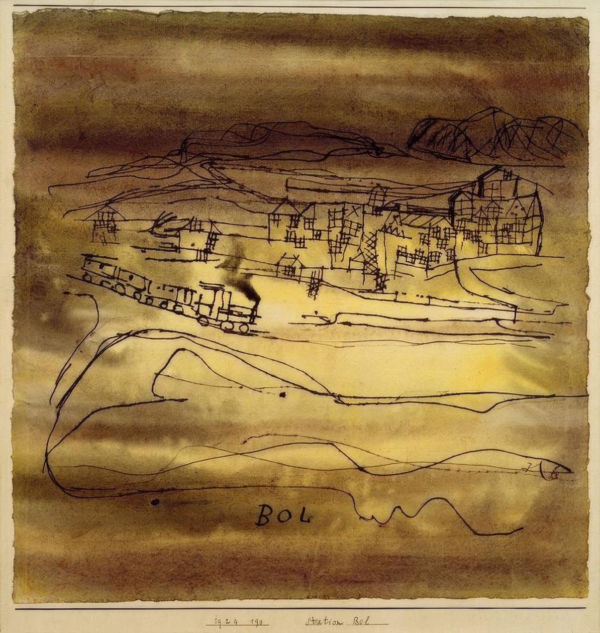 Stacja Bol autorstwa Paul Klee