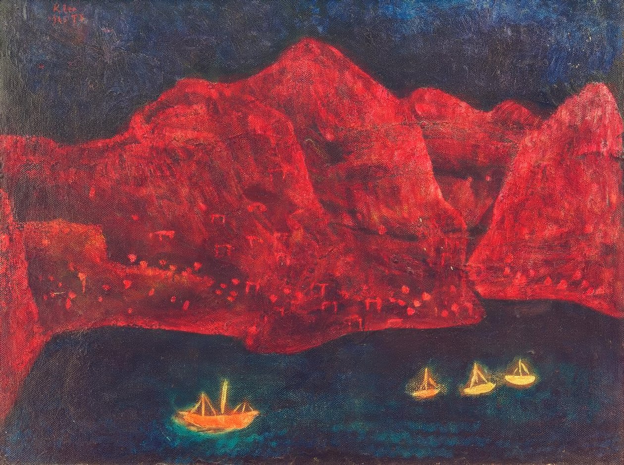 południowe wybrzeże wieczorem autorstwa Paul Klee