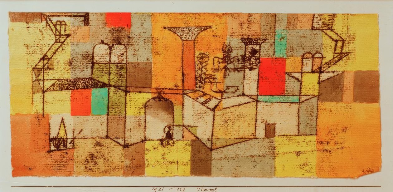 Świątynia autorstwa Paul Klee