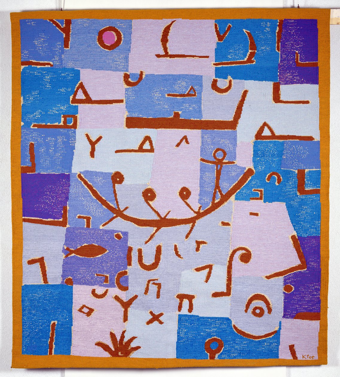 Legenda Nilu, P. Daquin wg pastelowego rysunku, 1971 autorstwa Paul Klee