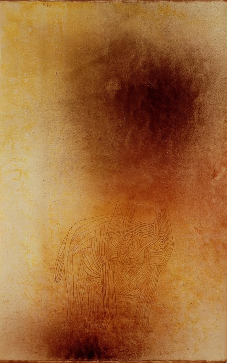 Pogardzane zwierzę autorstwa Paul Klee