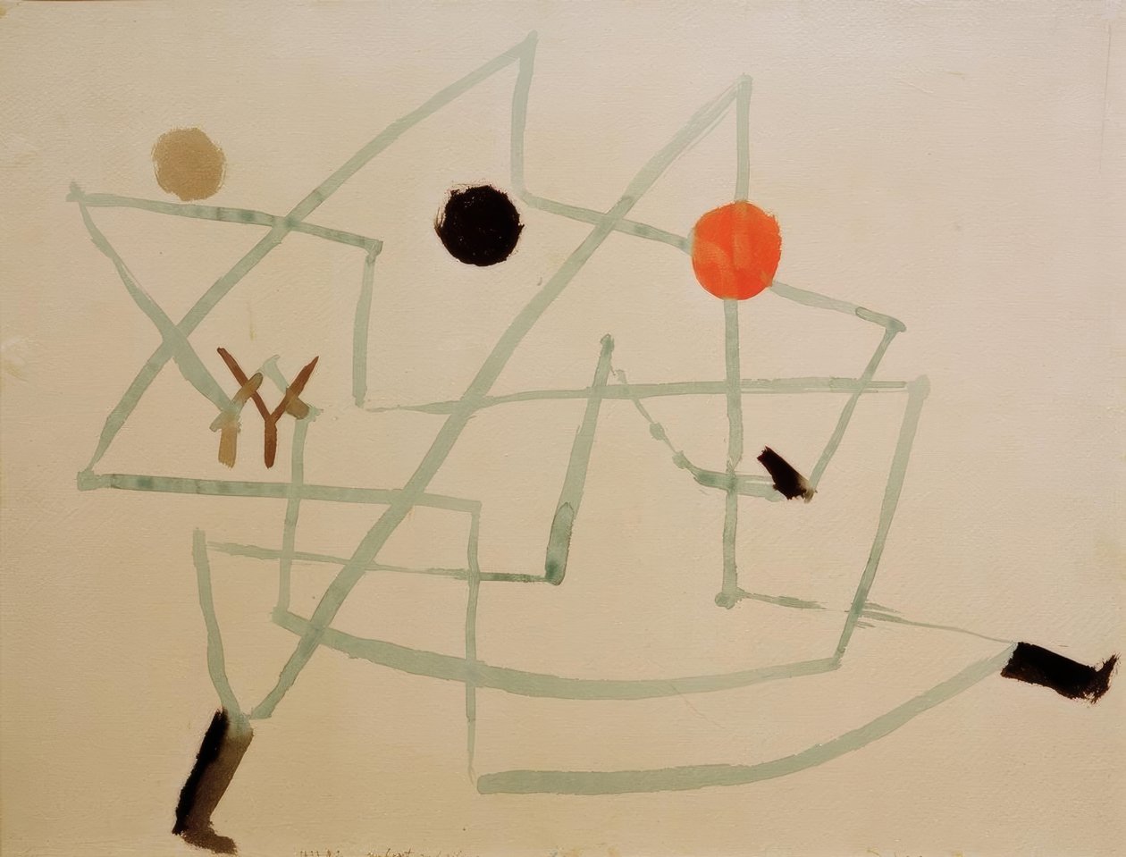Oczarowany i w pośpiechu autorstwa Paul Klee