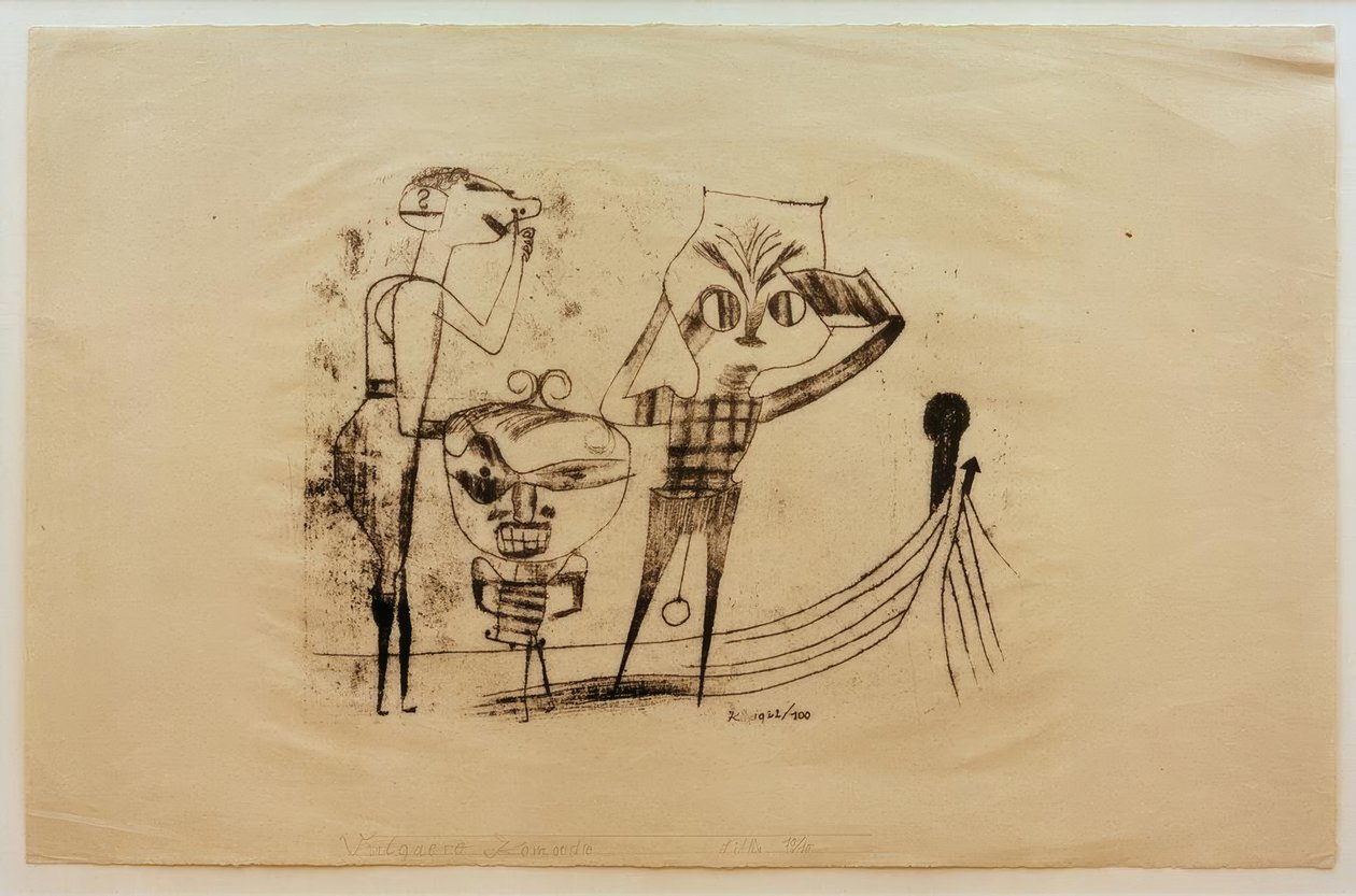 Wulgarna komedia autorstwa Paul Klee