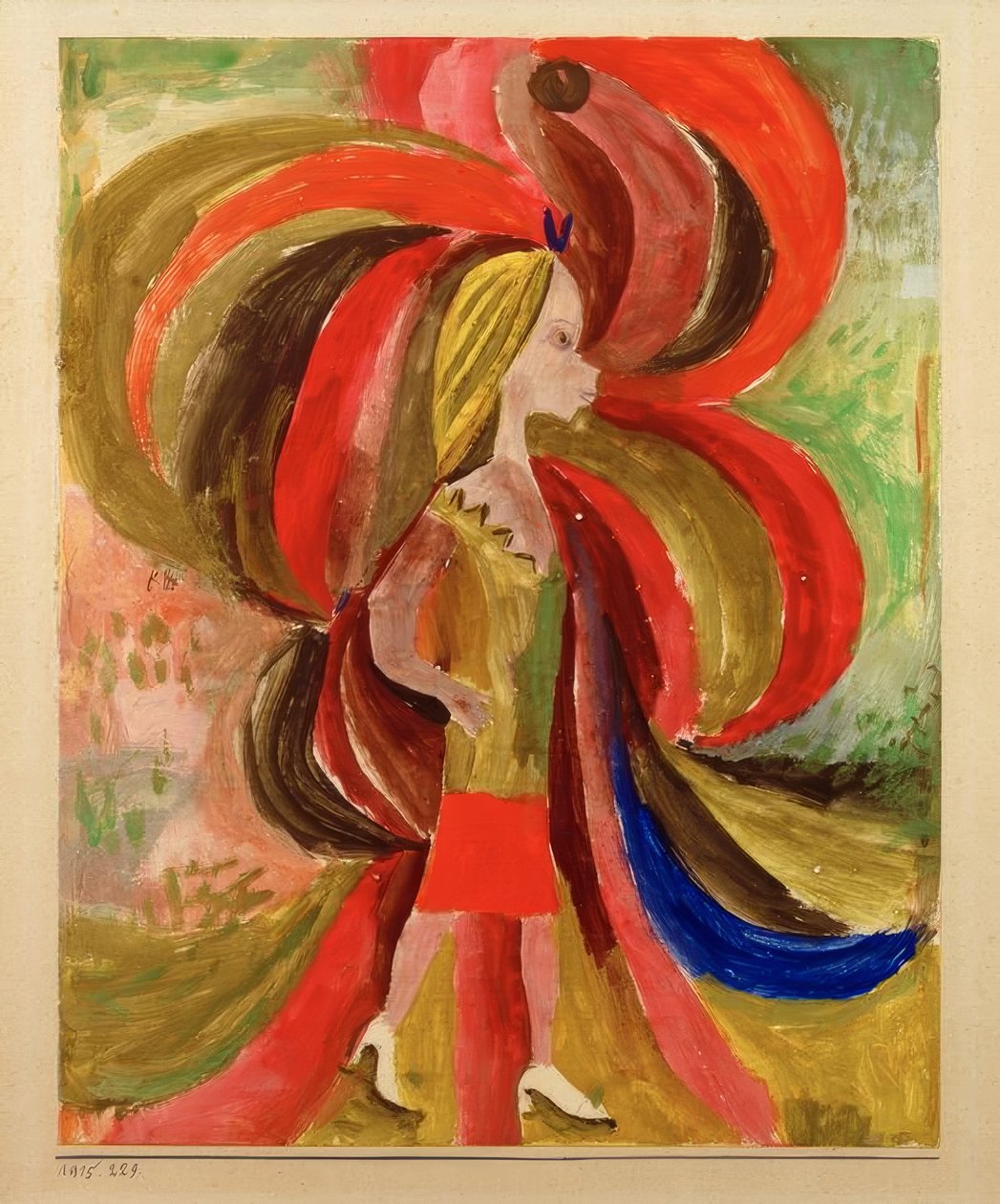 „Co zabiera ze sobą nieświadoma dziewczyna” autorstwa Paul Klee