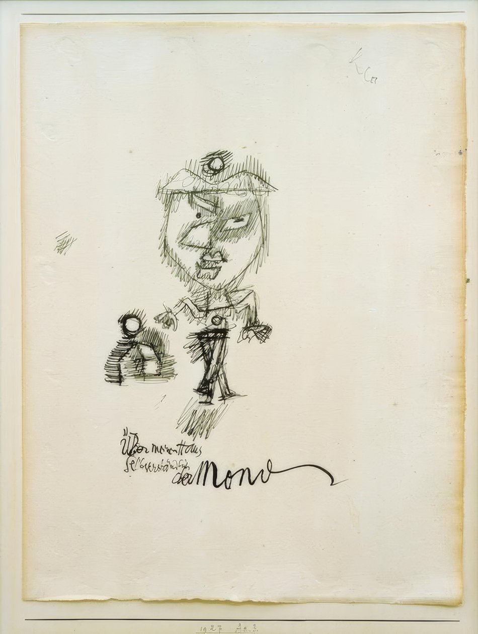 Nad moim domem oczywiście księżyc autorstwa Paul Klee