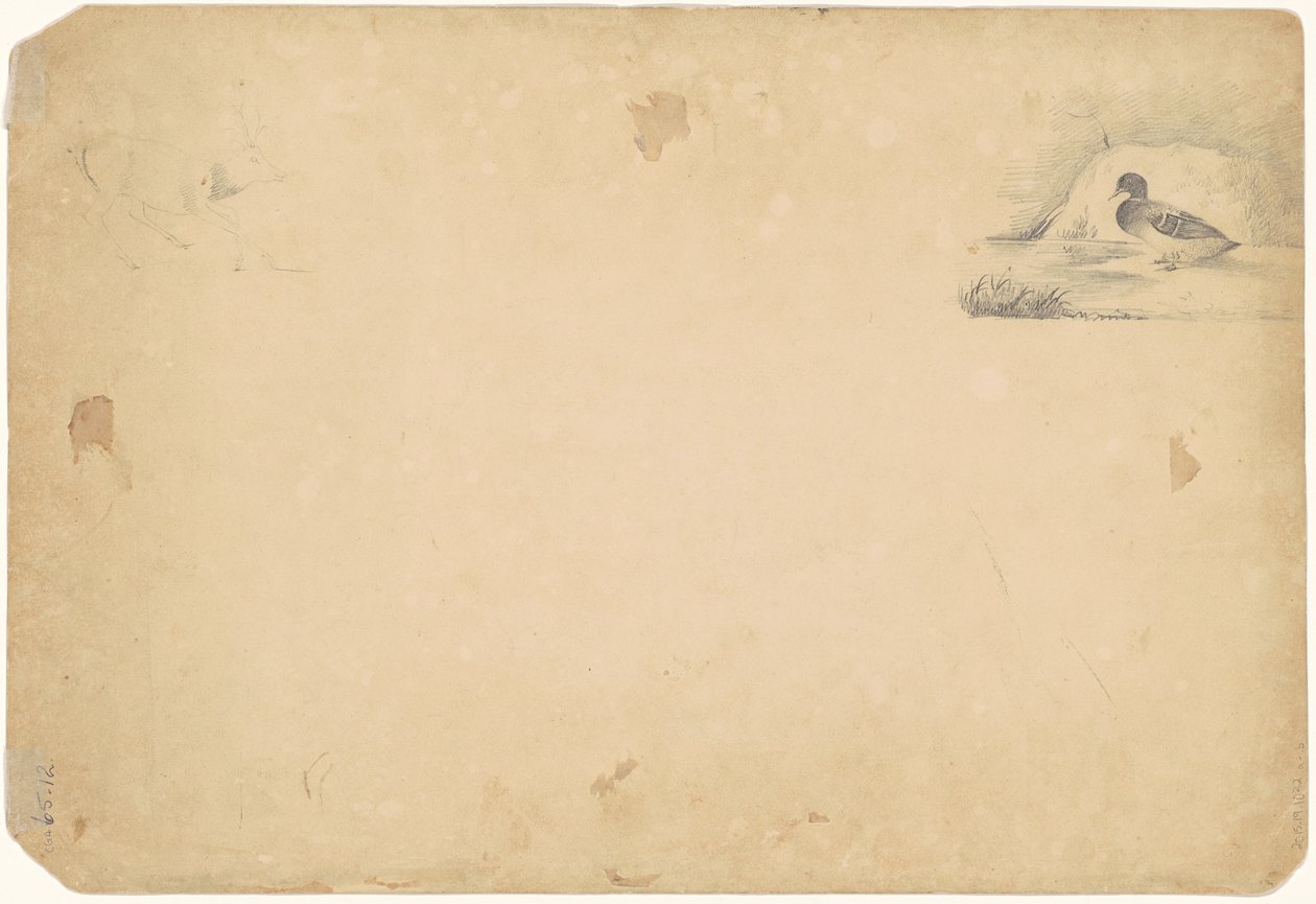 Kaczka i Jeleń, 1831 autorstwa Paul Lacroix
