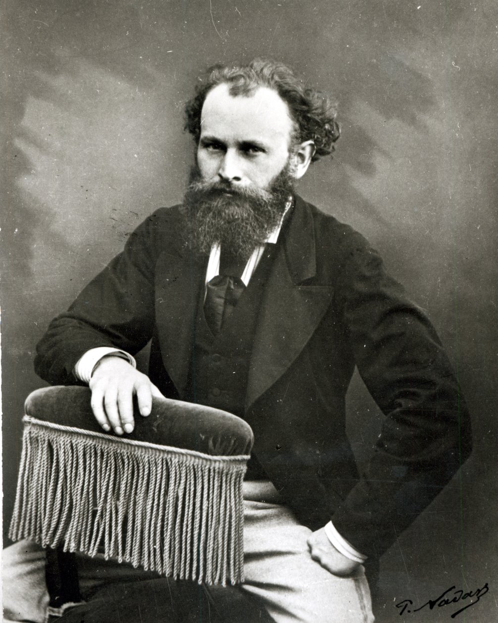 Portret Edouarda Maneta (1832-83) autorstwa Paul Nadar