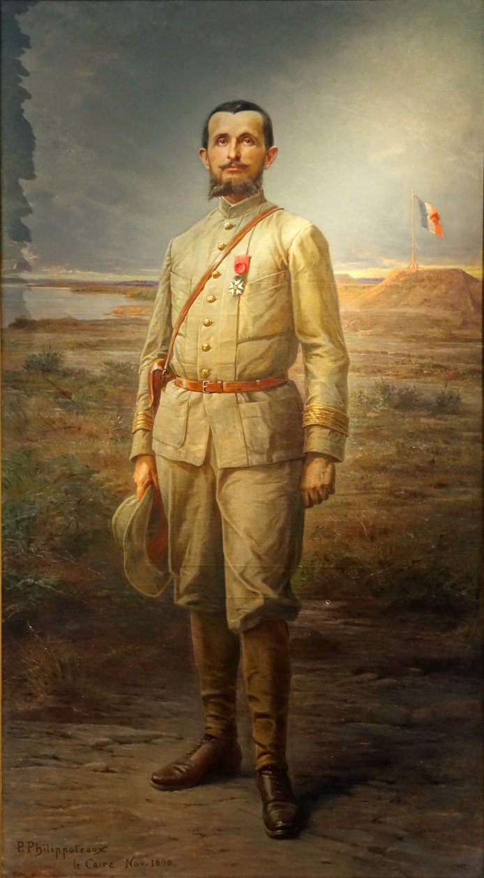Komandor Marchand ma Fachodę, w 1898n autorstwa Paul Dominique Philippoteaux