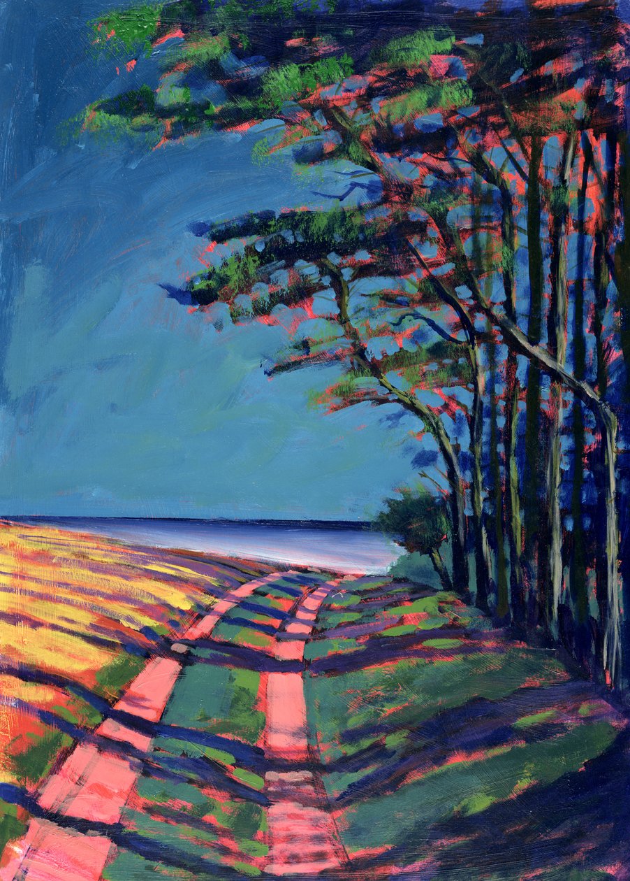 Devon (akryl na karcie) autorstwa Paul Powis