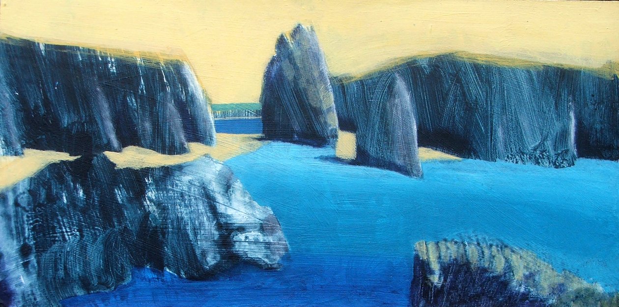 Kynance (akryl na pokładzie) autorstwa Paul Powis