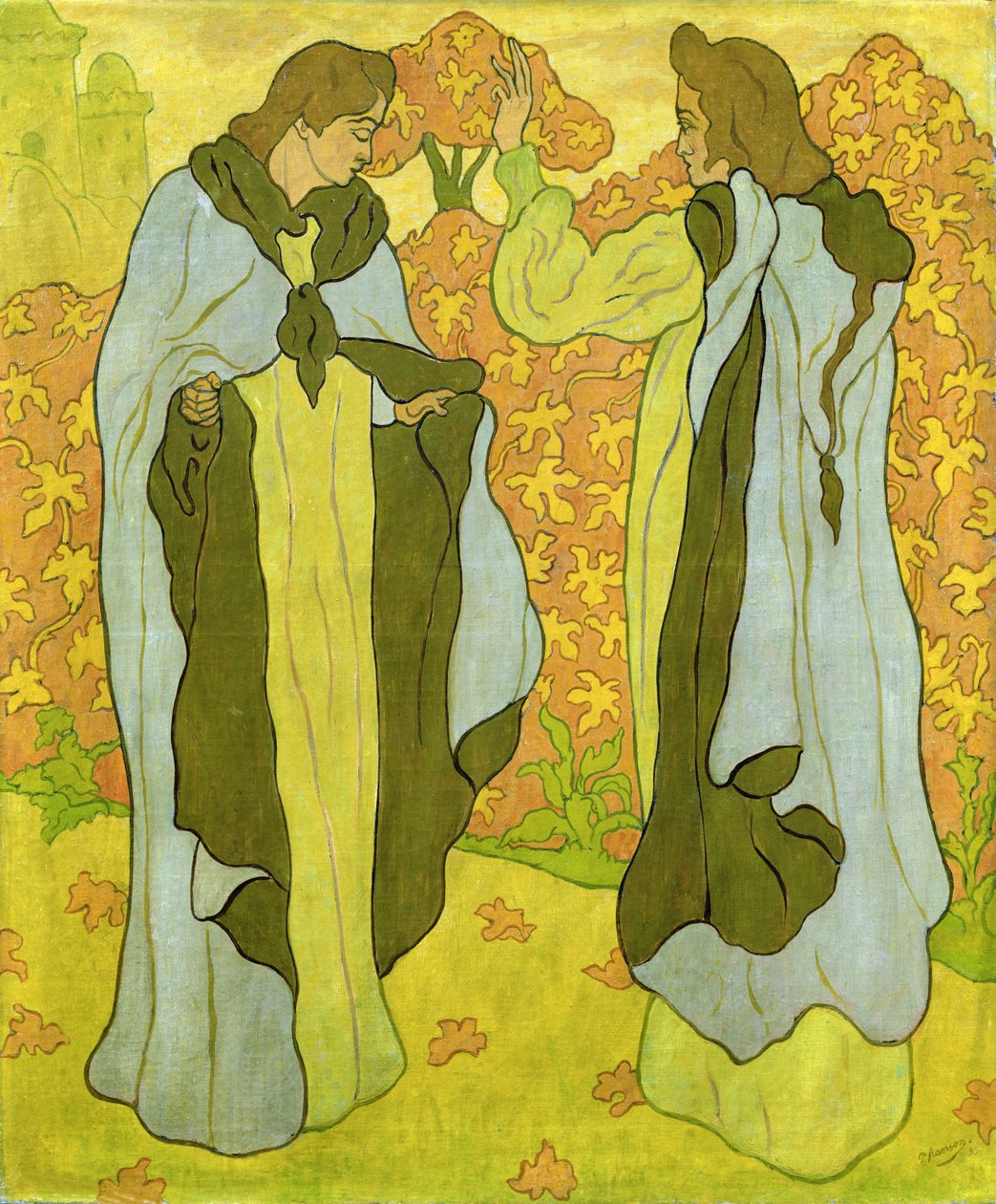 Dwie Gracje, 1895 autorstwa Paul Elie Ranson