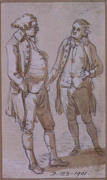 Studium kostiumowe (rysunek) autorstwa Paul Sandby